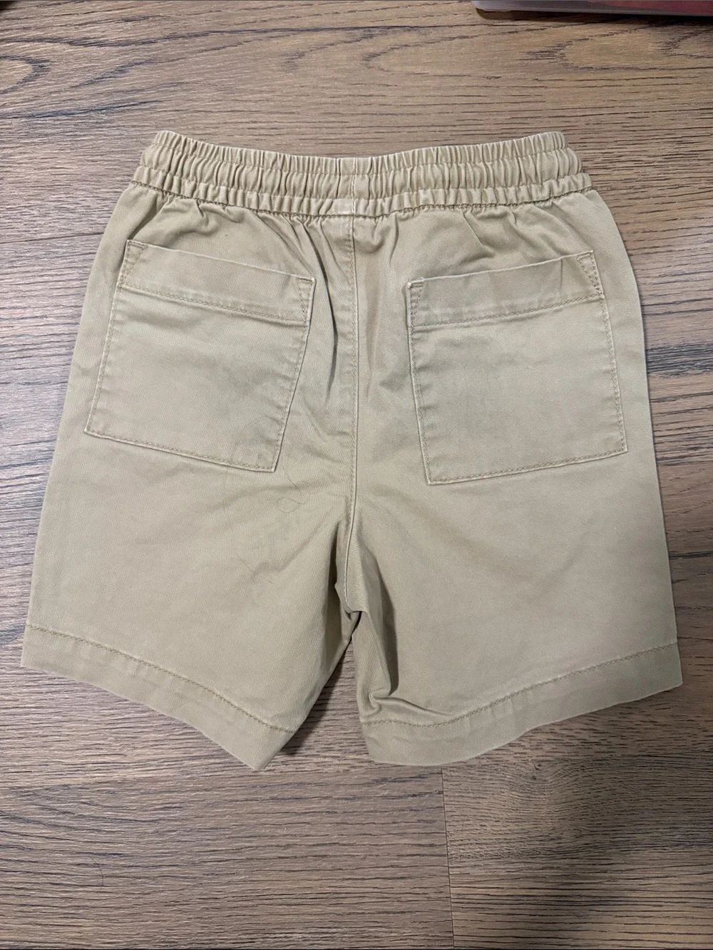 GAP Kids Elastic Waist Chino Shorts in Tan